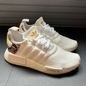 adidas NMD_R1 Women's Running Shoes FX0826 Floral Print White Size 7